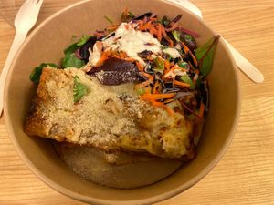 Lasagna  at Kafé Plattan in Stockholm