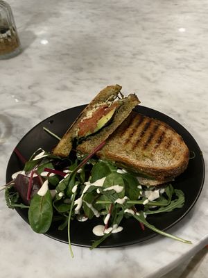 Walnut Pesto sandwich 🥪  at Kafé Plattan in Stockholm