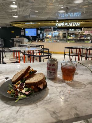   at Kafé Plattan in Stockholm