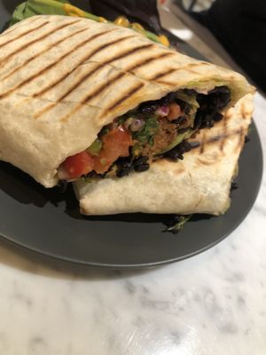 Tex mex wrap  at Kafé Plattan in Stockholm