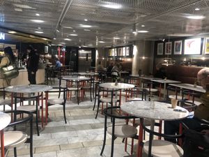 The venue  at Kafé Plattan in Stockholm