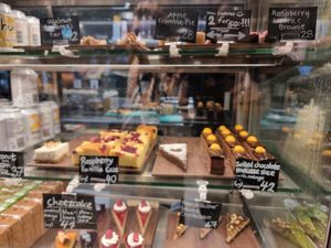 Cakes at Kafé Plattan in Stockholm