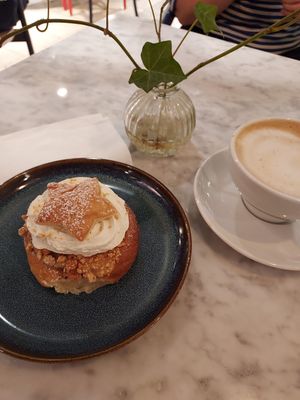 Semla at Kafé Plattan in Stockholm