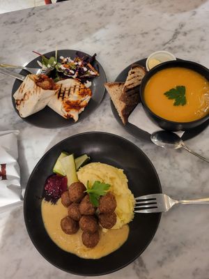lunch at Kafé Plattan in Stockholm