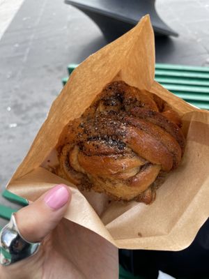 Cardamon bun   at Kafé Plattan in Stockholm