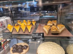 Cakes at Kafé Plattan in Stockholm