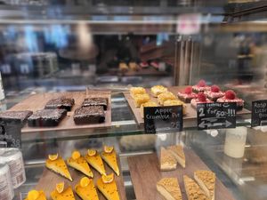 Cakes at Kafé Plattan in Stockholm