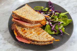 Banh mi Sandwich at Kafé Plattan in Stockholm