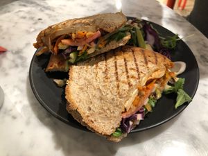 Tofu Banh Mi at Kafé Plattan in Stockholm