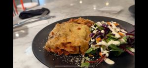 Juicy Lasagnaa  at Kafé Plattan in Stockholm