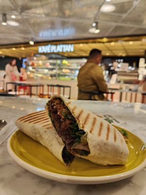 Juicy marble wrap, 118kr at Kafé Plattan in Stockholm