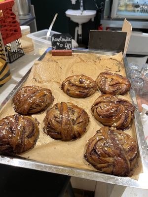Cinnamon buns  at Kafé Plattan in Stockholm
