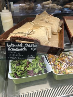 Pesto toastie   at Kafé Plattan in Stockholm