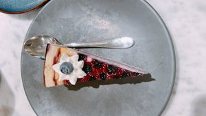 tarta de fresa  at Kafé Plattan in Stockholm