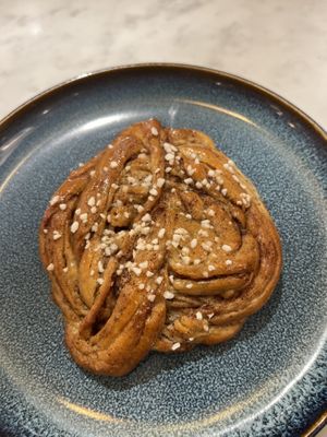 Cinnamon roll   at Kafé Plattan in Stockholm
