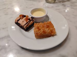 Mini cakes at Kafé Plattan in Stockholm