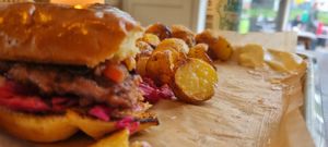 Jeg noget at tag en bid før billedet 🙂 at Plant Food in Aarhus