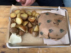 Season burger  at Plant Food in Aarhus