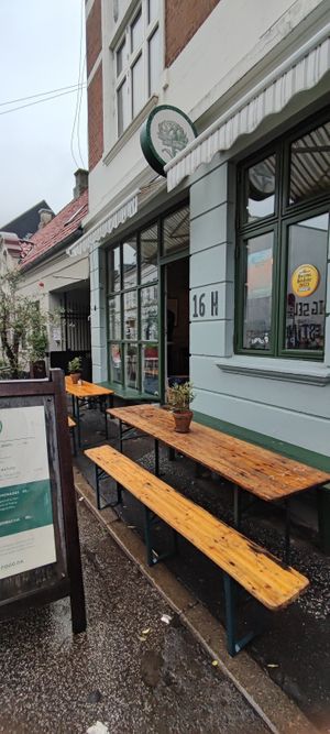 Outside at Plant Food in Aarhus