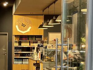 inside at Wayne's Coffee in Berlin
