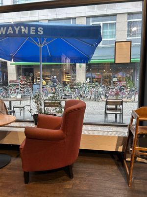   at Wayne's Coffee in Berlin