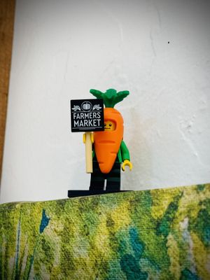 Cute Carrot Guy 🥕😅  at Asava Juice & Smoothies in Kanab