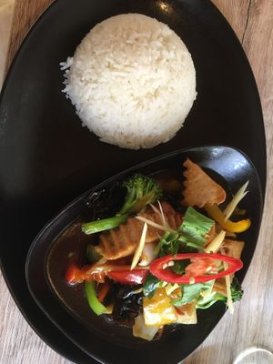 Pad Khing  at Muang Thai in Ingolstadt