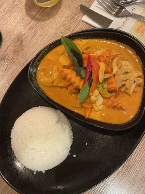 Red thai curry  at Muang Thai in Ingolstadt