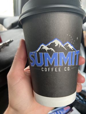Hot chai  at Summit Coffee Co. in Fairbanks