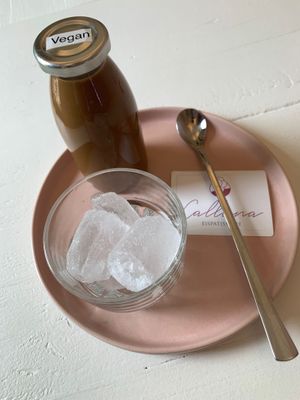 Vegan Iced Coffee at Calluna Eispatisserie in Lueneburg