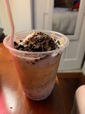 Unicorn with Oreos and PB sauce!  at Like No Udder in Providence