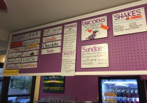 menu  at Like No Udder in Providence