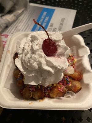 Waffle sundae  at Like No Udder in Providence