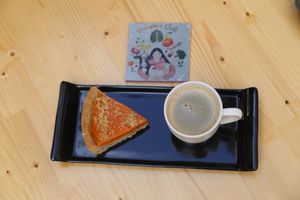 Pumpkin pie at Pumpkin Cafe in Antalya