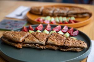 
Vegan Toast at Pumpkin Cafe in Antalya