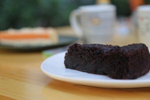 Brownie at Pumpkin Cafe in Antalya