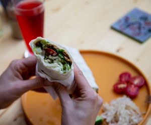 Tempe Wrap
 at Pumpkin Cafe in Antalya