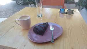 Der Brownie at Pumpkin Cafe in Antalya