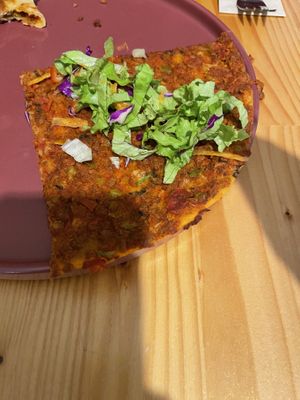 Turkish Pizza  at Pumpkin Cafe in Antalya