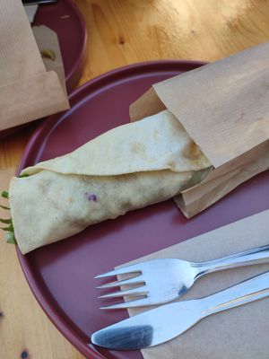 Tempe roll at Pumpkin Cafe in Antalya