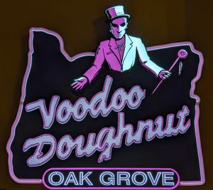  at Voodoo Doughnut in Milwaukie