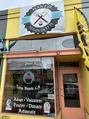 Bakery Front  at Baked Vegan Sweets in Long Beach