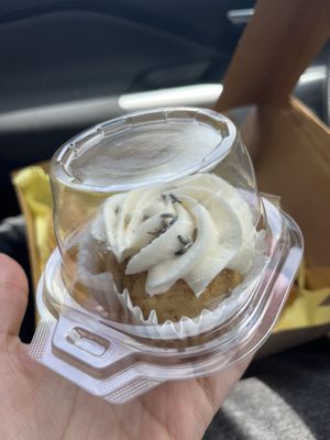 Lavender lemon cupcake   at Baked Vegan Sweets in Long Beach