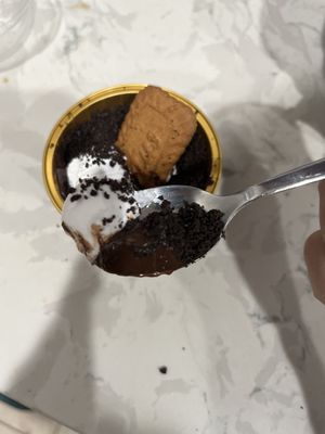 This Graveyard chocolate pudding was delicious!   at Baked Vegan Sweets in Long Beach