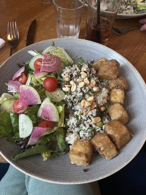 vegan Bangkok bowl  at Earls Kitchen + Bar in Boston