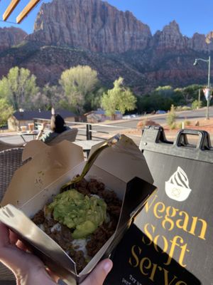 Vegan breakfast “cup"  at FeelLove Coffee in Springdale