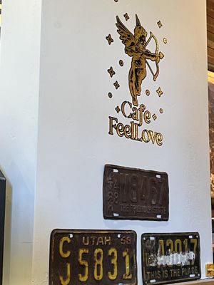 Inside  at FeelLove Coffee in Springdale