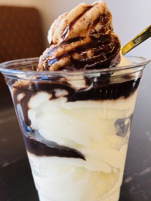 Vegan soft serve  at FeelLove Coffee in Springdale