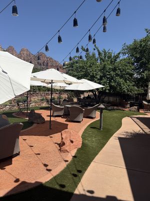 Outdoor Patio  at FeelLove Coffee in Springdale