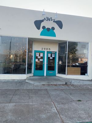 The front of the shop  at Rocko's Ice Cream Tacos in Santa Clara